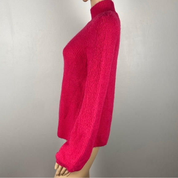 NEW RACHEL RACHEL ROY PINK MOCK NECK SWEATER - Picture 4 of 7